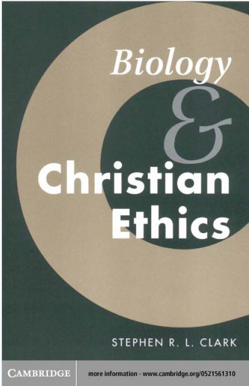 BIOLOGYAND CHRISTIAN ETHICS